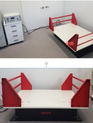 Wydajny mechaniczny stół wibracyjny z obciążeniem 200 kg do testów rozładunku uderzeniowego i skoków