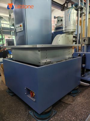 Mechaniczny stół wibracyjny do testowania wibracyjnego komponentów elektronicznych z zakresem częstotliwości 5-80 Hz i maksymalnym obciążeniem 50 kg